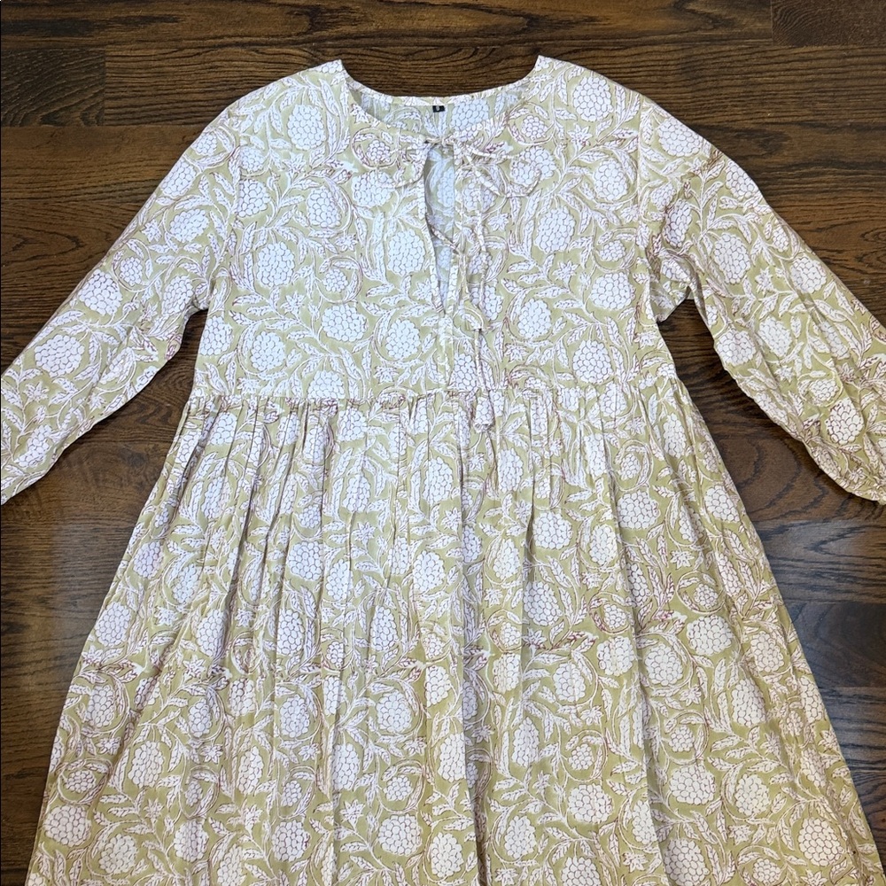 Brand Unknown Midi Cotton Dress Size Small